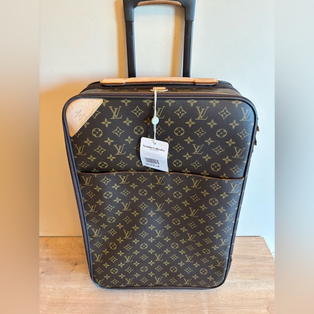 Authentic Louis Vuitton Pegase 55 monogram carry on suitcase